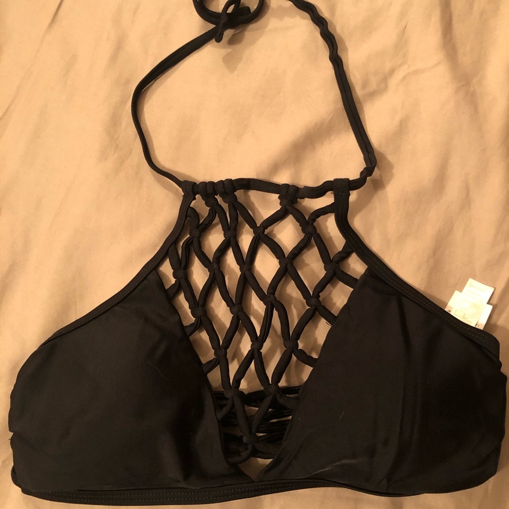 Swim top Black size small